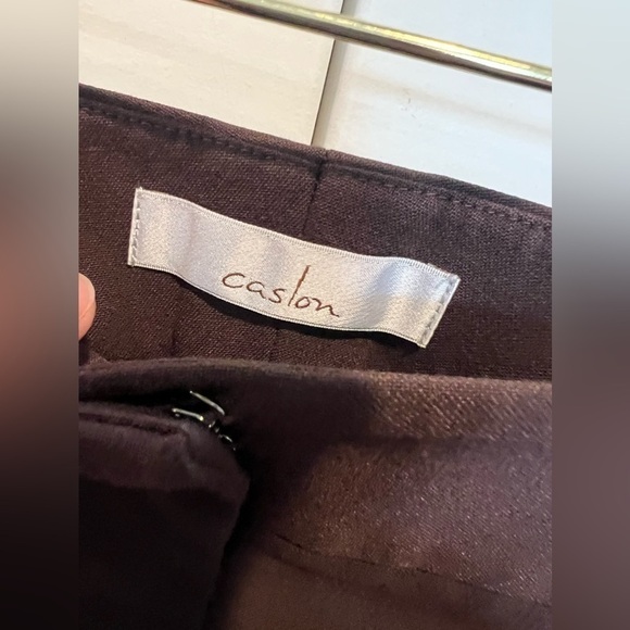 071. Caslon Brown Dress Pants XL • Inseam 27 - Picture 2 of 5